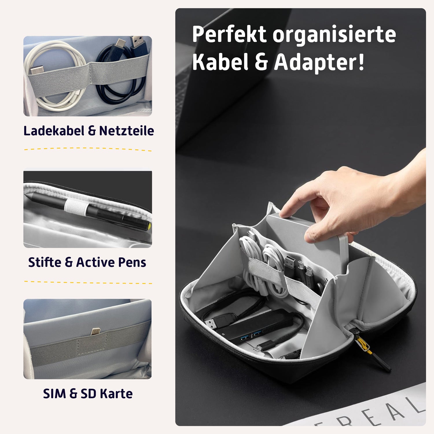 Elektronik & Kabel Organizer: Tech Cube