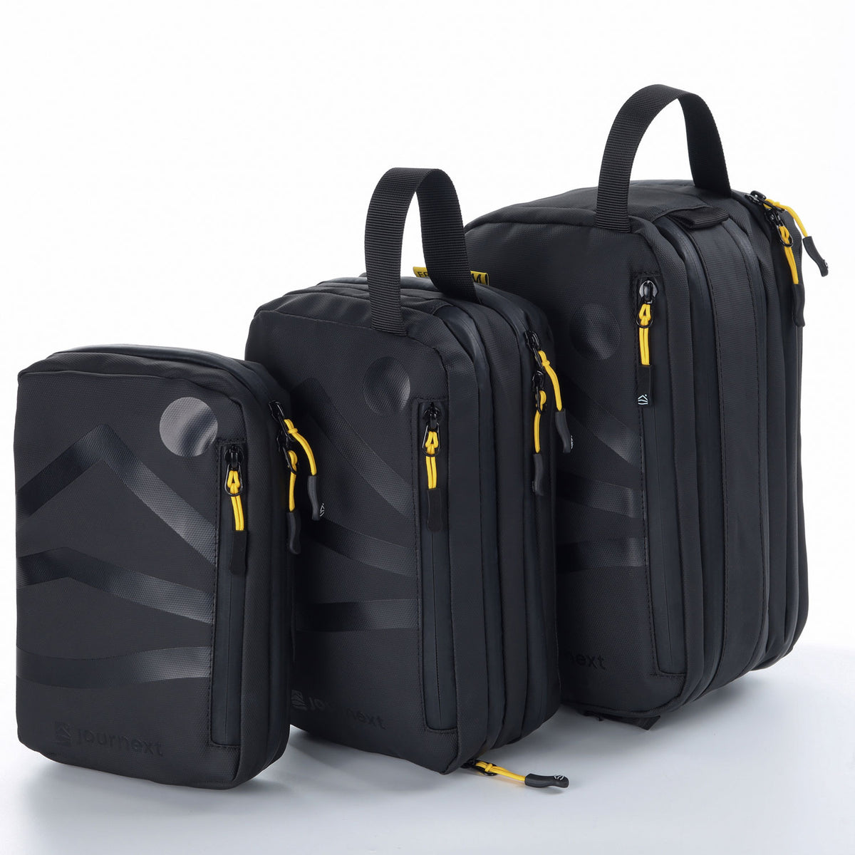 Wedama Kulturbeutel Reisetasche Large – Schwarz, Wasserdicht, Mit Haken, 4 Fächer